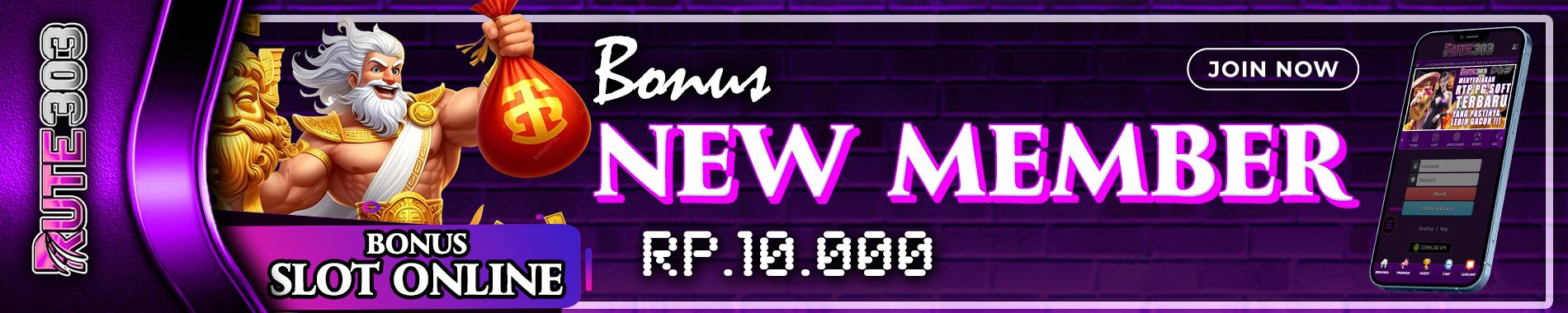 BONUS NEW MEMBER 10.000