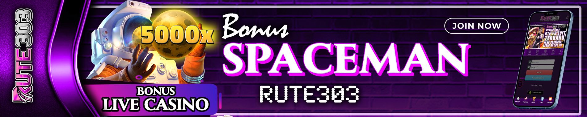 EVENT TERBANG SPACEMAN RUTE303